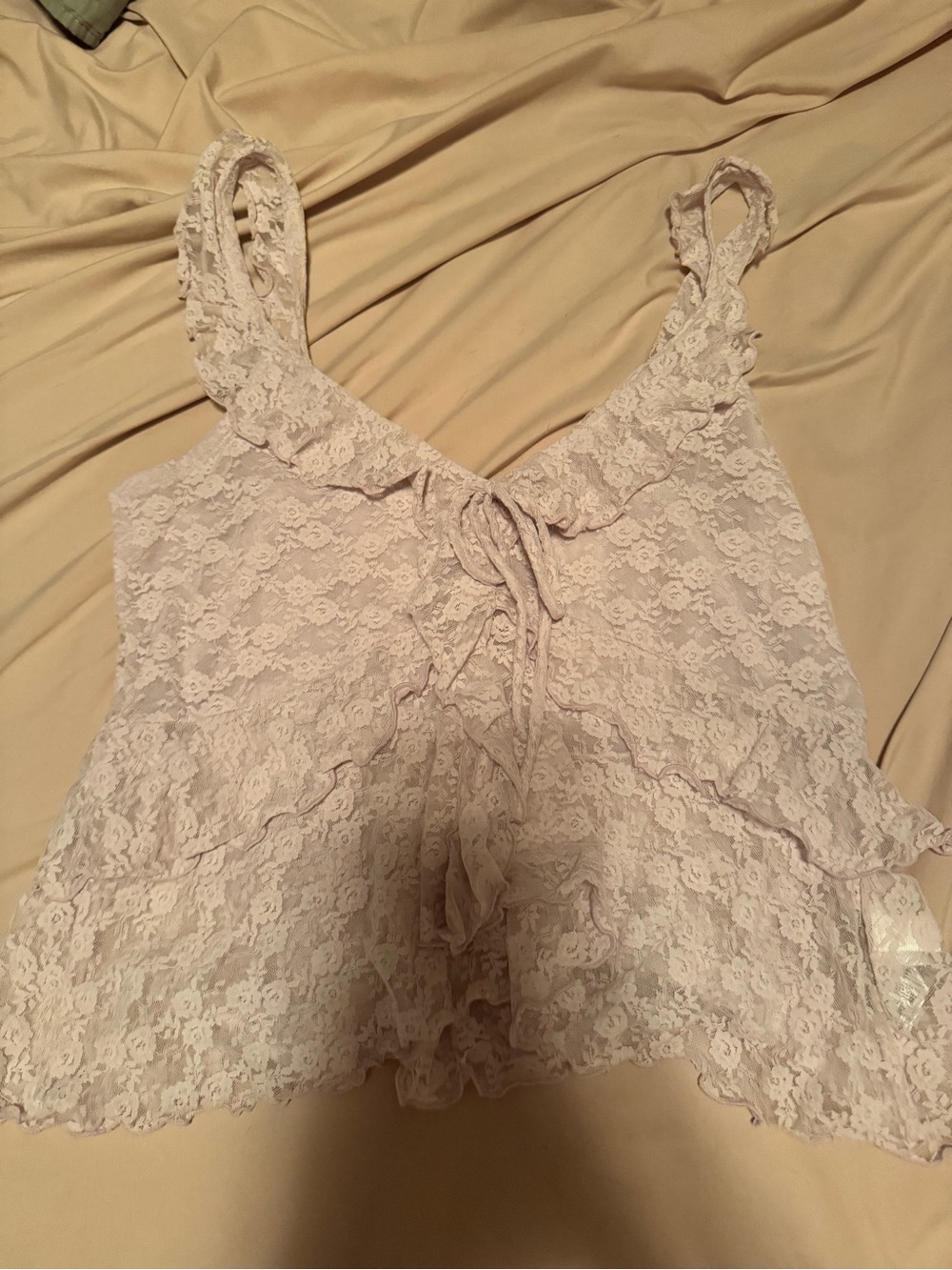 Old Navy Lace Ruffle Camisole in Light Lavender